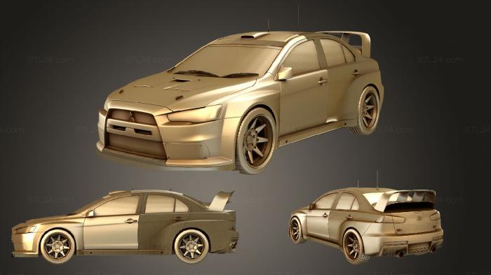 Vehicles (Rally Lancer EVO, CARS_3189) 3D models for cnc
